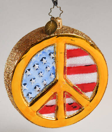 2008 Christopher Radko Ornaments American Peace - No Box