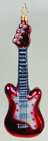 2008 Christopher Radko Ornaments Glitter Rock-Red - No Box
