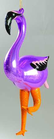 2008 Christopher Radko Ornaments Flamingo Ballet - No Box
