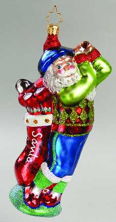 2008 Christopher Radko Ornaments Santa Stance - No Box