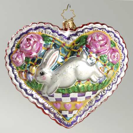 2008 Christopher Radko Ornaments Bunny Trail Greetings - No Box