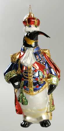 2008 Christopher Radko Ornaments Polar Prince-Penguin - Nb747, No Box