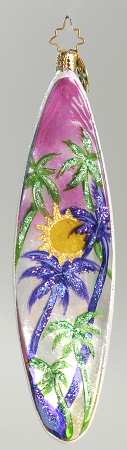 2008 Christopher Radko Ornaments Hang Ten Holiday - No Box