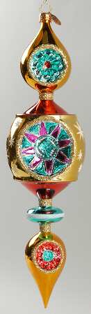2008 Christopher Radko Ornaments Holiday Trio  - No Box