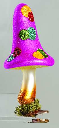 2007 Christopher Radko Ornaments Holiday Magic-Pink - No Box