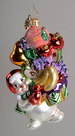 2007 Christopher Radko Ornaments Frosty Fruit Fellow - No Box