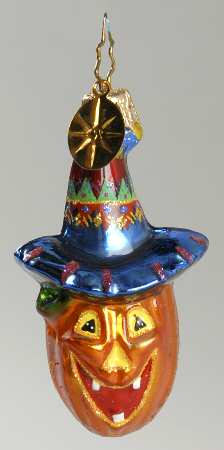 2007 Christopher Radko Ornaments Gourd Gang Gem-Blue Hat - No Box