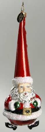2007 Christopher Radko Ornaments Cone Claus - No Box