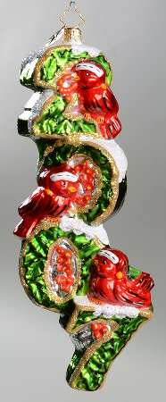 2007 Dated Ornaments Cardinal Numbers - No Box