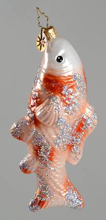 2007 Christopher Radko Ornaments King Koi-Gold And Silver - No Box