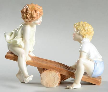 Boys and Girls Come Out To Play See-Saw - Boxed