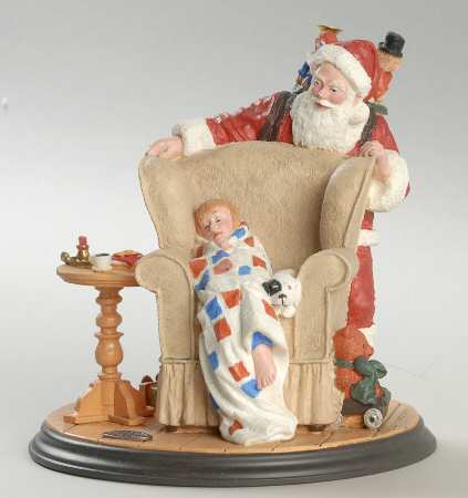 Rockwell Heirloom Santa Christmas Dream - Boxed