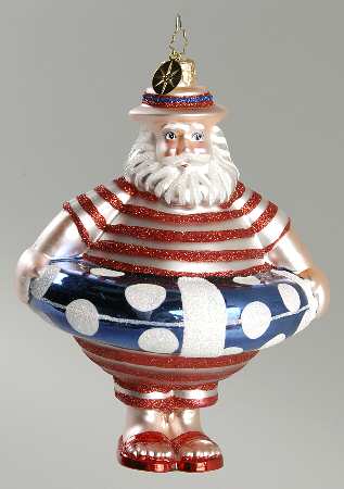 2009 Christopher Radko Ornaments Tubin' Nick - No Box