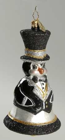 2009 Christopher Radko Ornaments Dapper Ding-Dong - No Box