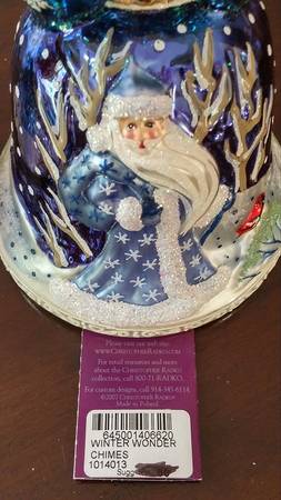 Bells of Cedar Hill Winter Wonder Chimes - Boxed