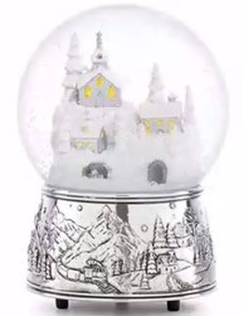 Christmas Snowglobes Village-Silent Night - Boxed