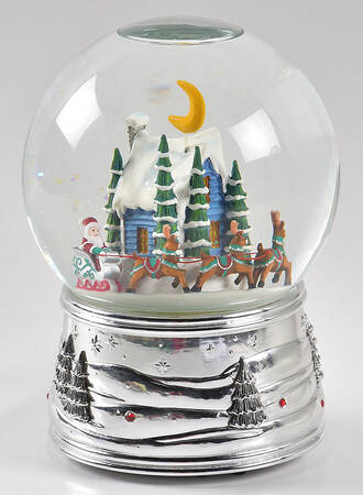 Christmas Snowglobes Christmas Magic-We Wish You A Merry Chri - Boxed