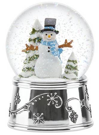 Christmas Snowglobes Snowman - Oh Christmas Tree - Boxed