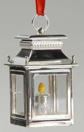 Williamsburg Silverplate Ornament Lantern - Boxed