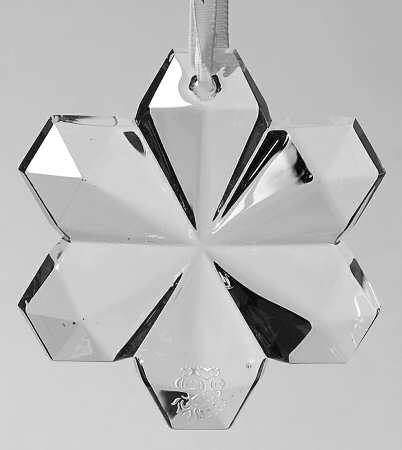 Crystal Ornaments Snowflake - Boxed