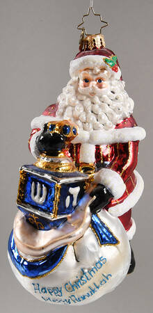 2011 Christopher Radko Ornaments Christm-Kkah Nick - No Box