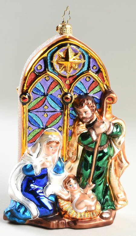 2011 Christopher Radko Ornaments Holy Reflections Nativity - No Box