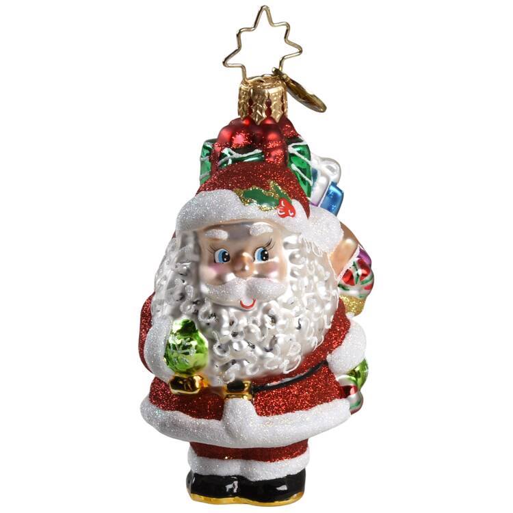2011 Christopher Radko Ornaments Wee Jolly Genta Santa - No Box