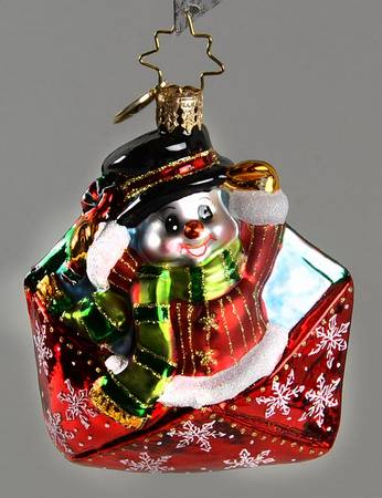 2011 Christopher Radko Ornaments Special Delivery-Gem - No Box