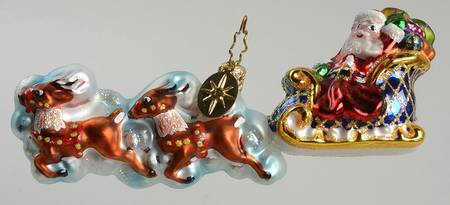 QVC Exclusives Midnight Magic-Santa & Reindeer Only - No Box