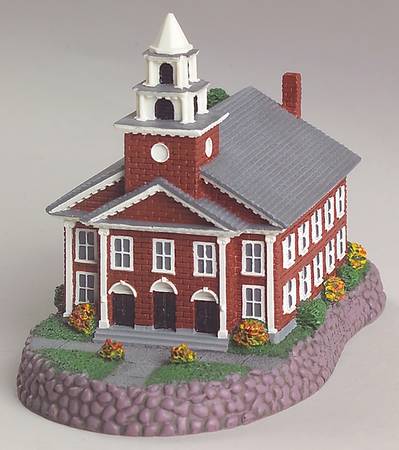 Rockwell's Hometown Church On The Green - Boxed