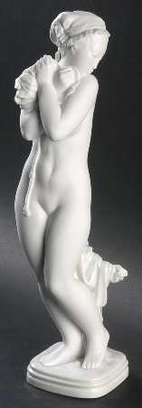 Royal Whites Collection Bathing Girl, Bisquit - Boxed