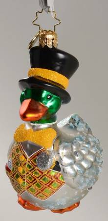 2012 Christopher Radko Ornaments The Peabody - No Box