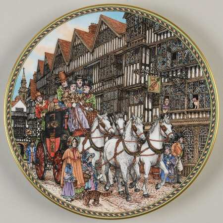 Coaching Inns by Royal Worcester