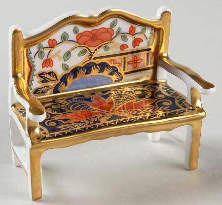 Imari Miniatures Garden Bench - Boxed