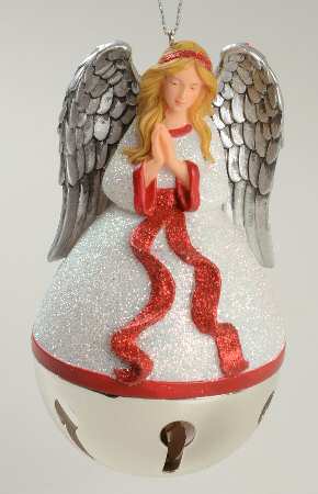 Sleigh Bell Ornament 2012-Angel - Boxed
