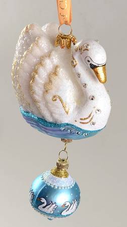 Twelve Days of Christmas-Christmas Reflection Seven Swans A-Swimming - Boxed