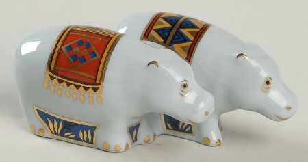 Noah's Ark & Animals Hippos - No Box