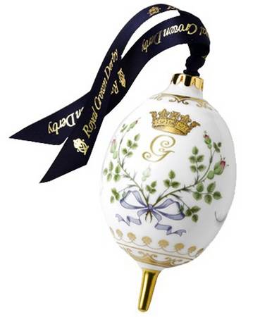 Royal Baby-Prince George Oval Bauble - Boxed