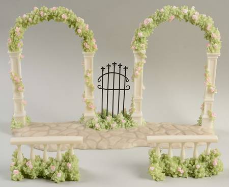 Seraphim Garden of Angels Garden Gate- 3 Pc Set - Boxed