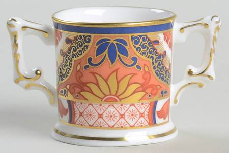 Miniature Loving Cup Collection Gilded Japan - No Box