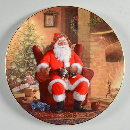 Santa Plates A Well Earned Break - Boxed