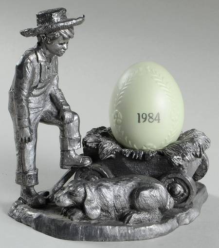 Pewter Egg Collection Egg Lee - No Box Nb1984