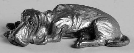 Pewter Figurines Bloodhound, Plasma - No Box