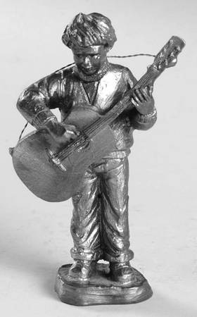 Pewter Figurines Neil With Guitar - No Box 42