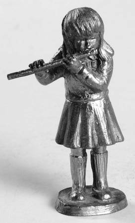 Pewter Figurines Karen Beth, Flute - No Box