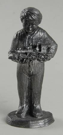 Pewter Figurines Gift Of Love Christmas 1992 - No Box
