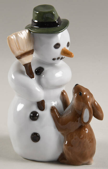 Snowman Snowman With Rabbit - No Box