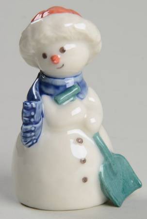Snowman Miniatures Snowman Mother With Shovel - Boxed