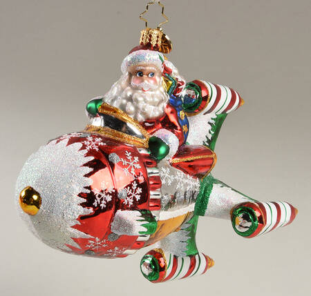 2013 Christopher Radko Ornaments Full Speed Ahead - No Box