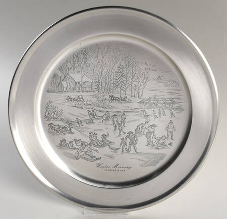 Currier & Ives Christmas Winter Morning - Boxed